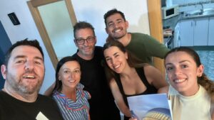 Carlos y Verenice junto al equipo de Proyecto Valencia