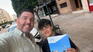 Martín junto al equipo de Proyecto Valencia