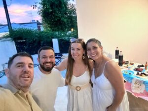 Inírida y Andrés junto al equipo de Proyecto Valencia