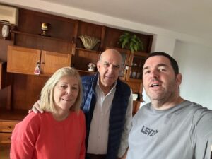 José y Helena junto al equipo de Proyecto Valencia